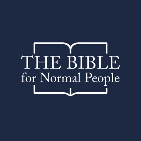 The bible for normal people. Things To Know About The bible for normal people. 